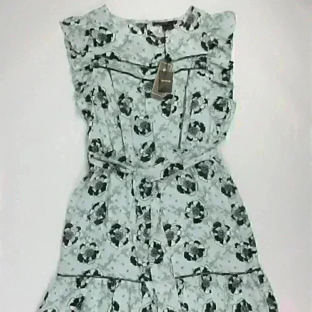 New! Max Sport Womenâs L Floral Dress Nwt $228